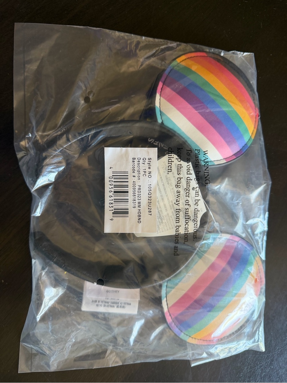 Set of 2 NWT Disney Pride Minnie Ears Headband - Mickey Mouse - Picture 5 of 5